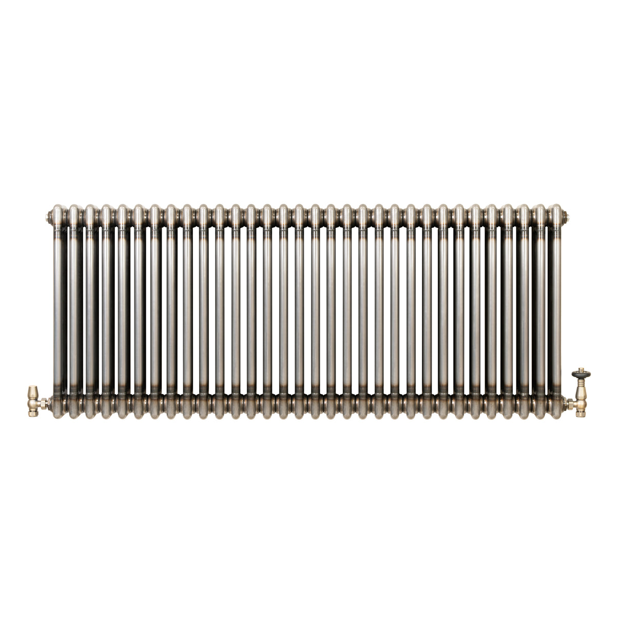 Klassischer 3-Säulen-Heizkörper mit TRV – 600 x 1460 mm - Rohmetall