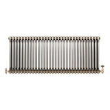 Klassischer 3-Säulen-Heizkörper mit TRV – 600 x 1460 mm - Rohmetall