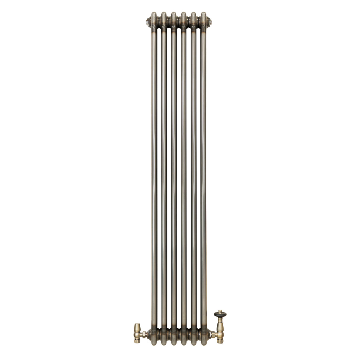 Klassischer 3-Säulen-Heizkörper mit TRV – 1500 x 290 mm - Rohmetall