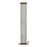 Klassischer 3-Säulen-Heizkörper mit TRV – 1800 x 290 mm - Rohmetall
