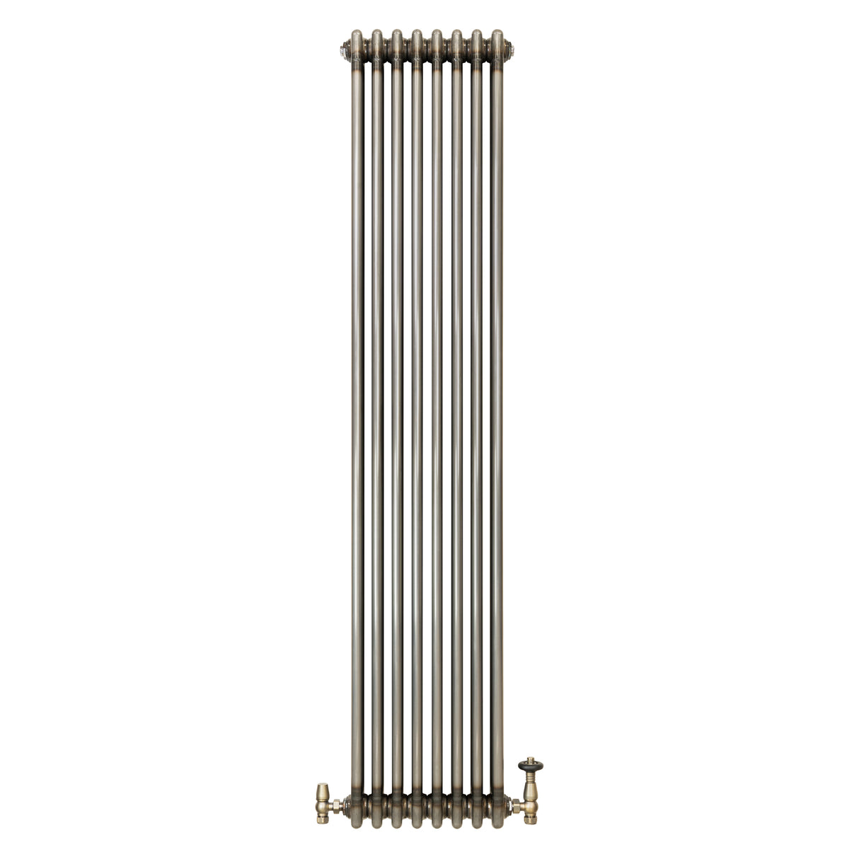 Klassischer 3-Säulen-Heizkörper mit TRV – 1800 x 380 mm - Rohmetall