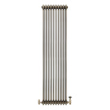 Klassischer 3-Säulen-Heizkörper mit TRV – 1800 x 470 mm - Rohmetall