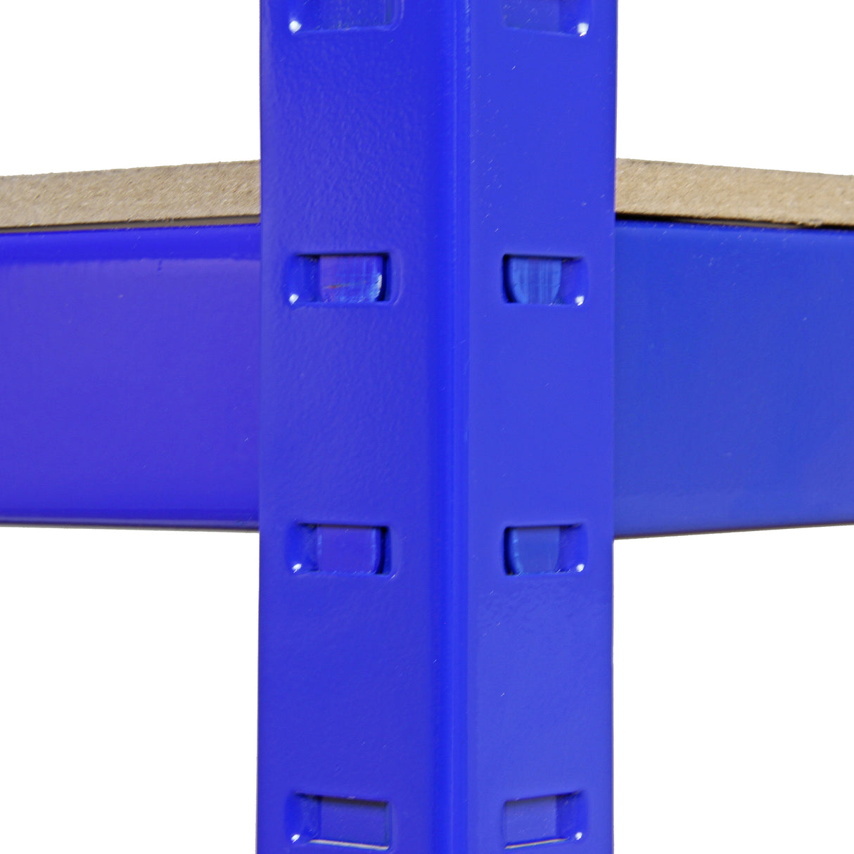 5x Monster Racking T-Rax 90cm Lagerregal Blau mit Gratis Gummihammer