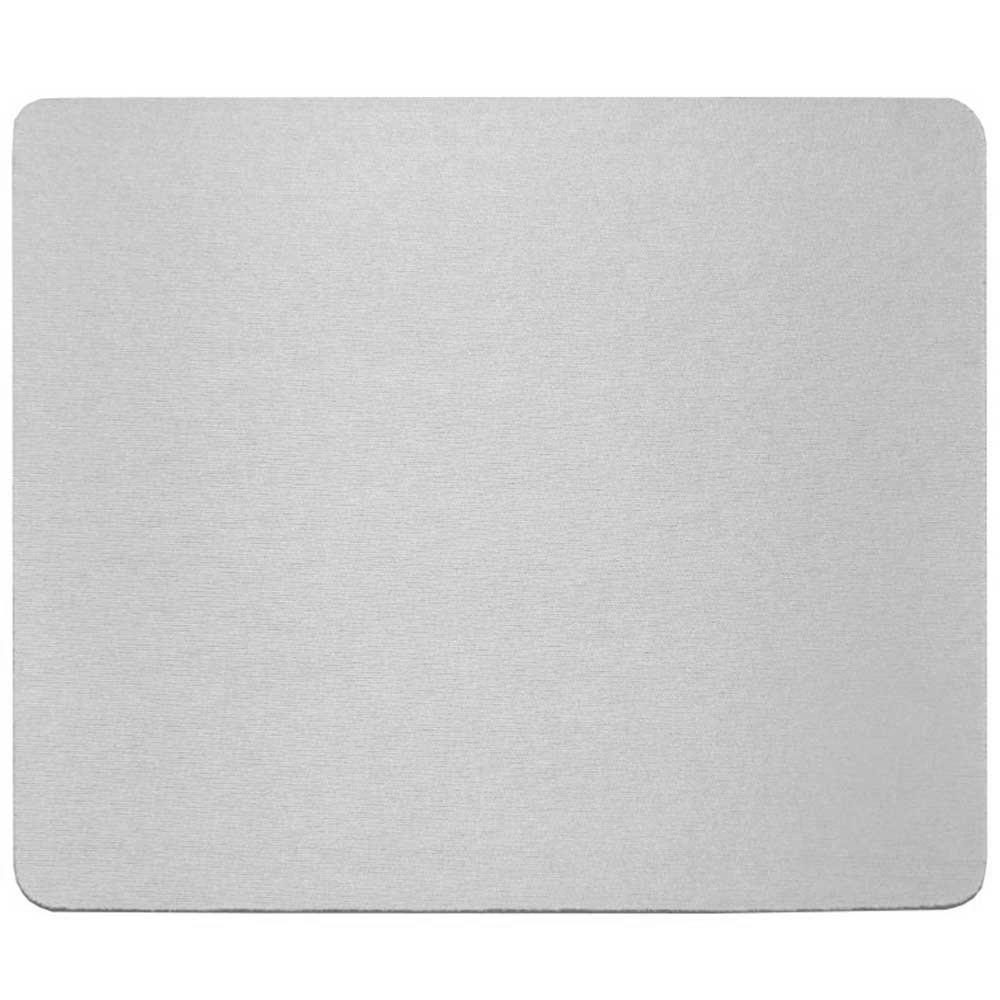 Helle, glatte Oberfläche eines PixMax Sublimations-Mauspads in neutralem Grau, ideal für individuelle Designs und Drucke, 10er-Pack