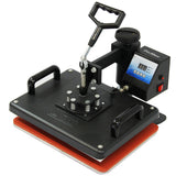 Vinylschneider in Schwarz mit robustem Griff, digitalem Display und einer stabilen Arbeitsfläche, ideal für vielseitige Druckprojekte