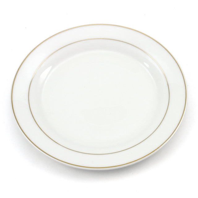 Zehn elegante Sublimationsplatten aus weißem Porzellan mit feiner goldener Umrandung, ideal für personalisierte Designs und kreative Projekte