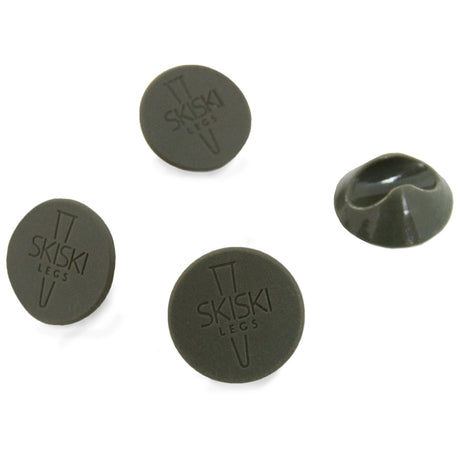 Grau, runde Haarnadelbein-Schoner aus flexiblem Material, 10 mm Durchmesser, ideal zum Schutz von Möbeln und Böden vor Kratzern und Beschädigungen