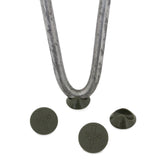 4er-Set Haarnadelbein-Schoner 12 mm Grau