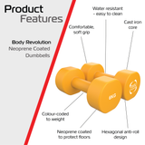 Neopren-Hanteln 2 x 6 kg