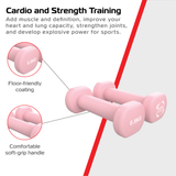 2 Neopren-Hanteln à 0,5 kg