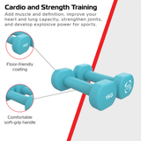 2 Neopren-Hanteln mit je 1 kg