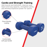 Neopren-Hanteln 2 x 2,5 kg