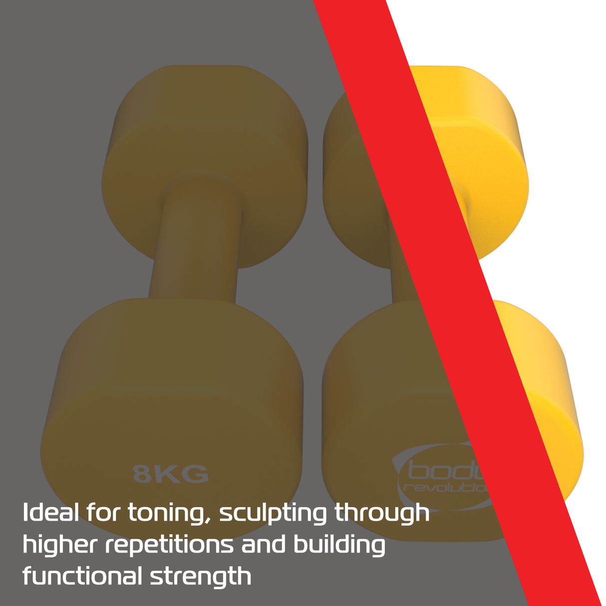 Neopren-Hanteln 2 x 8 kg