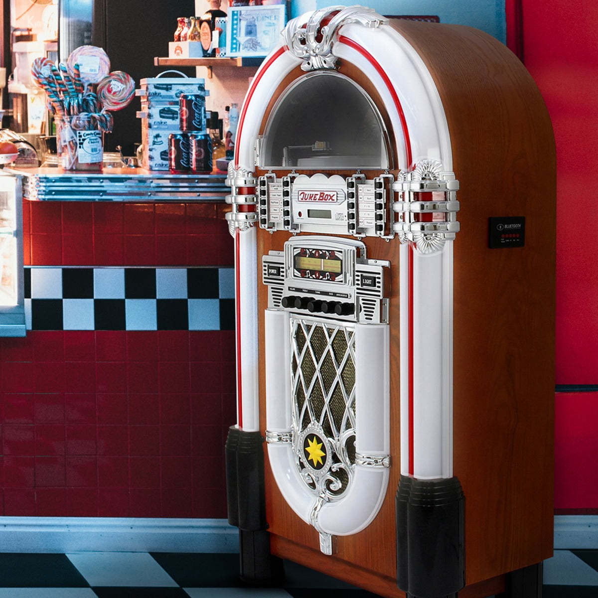 Monstershop Jukebox Retro 50er Jahre Musikbox Sound System
