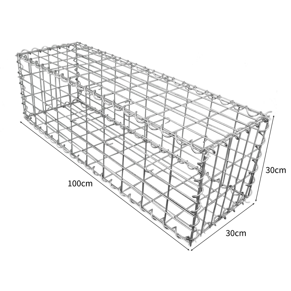 Gabionenkörbe 100 x 30 x 30cm / 3 Körbe