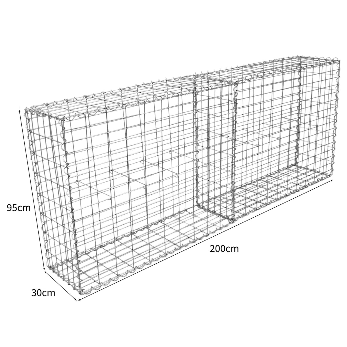 Gabionenkörbe 100 x 95 x 30cm  / 2 Körbe
