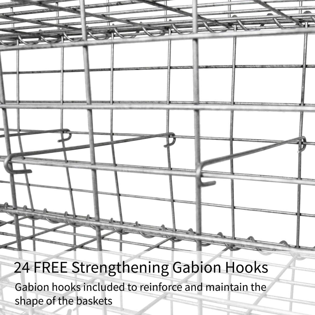 Gabionenkörbe 100 x 30 x 30cm / 6 Körbe