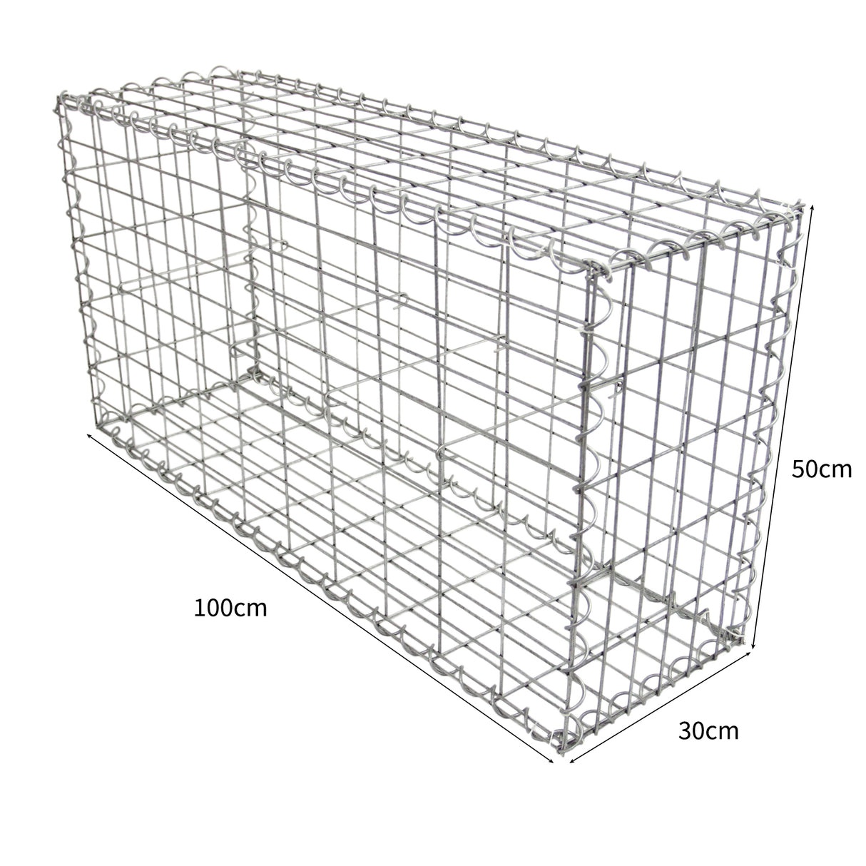 Gabionenkörbe 100 x 50 x 30cm / 6 Körbe