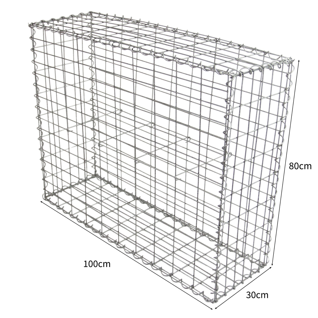 Gabionenkörbe 100 x 80 x 30cm / 6 Körbe
