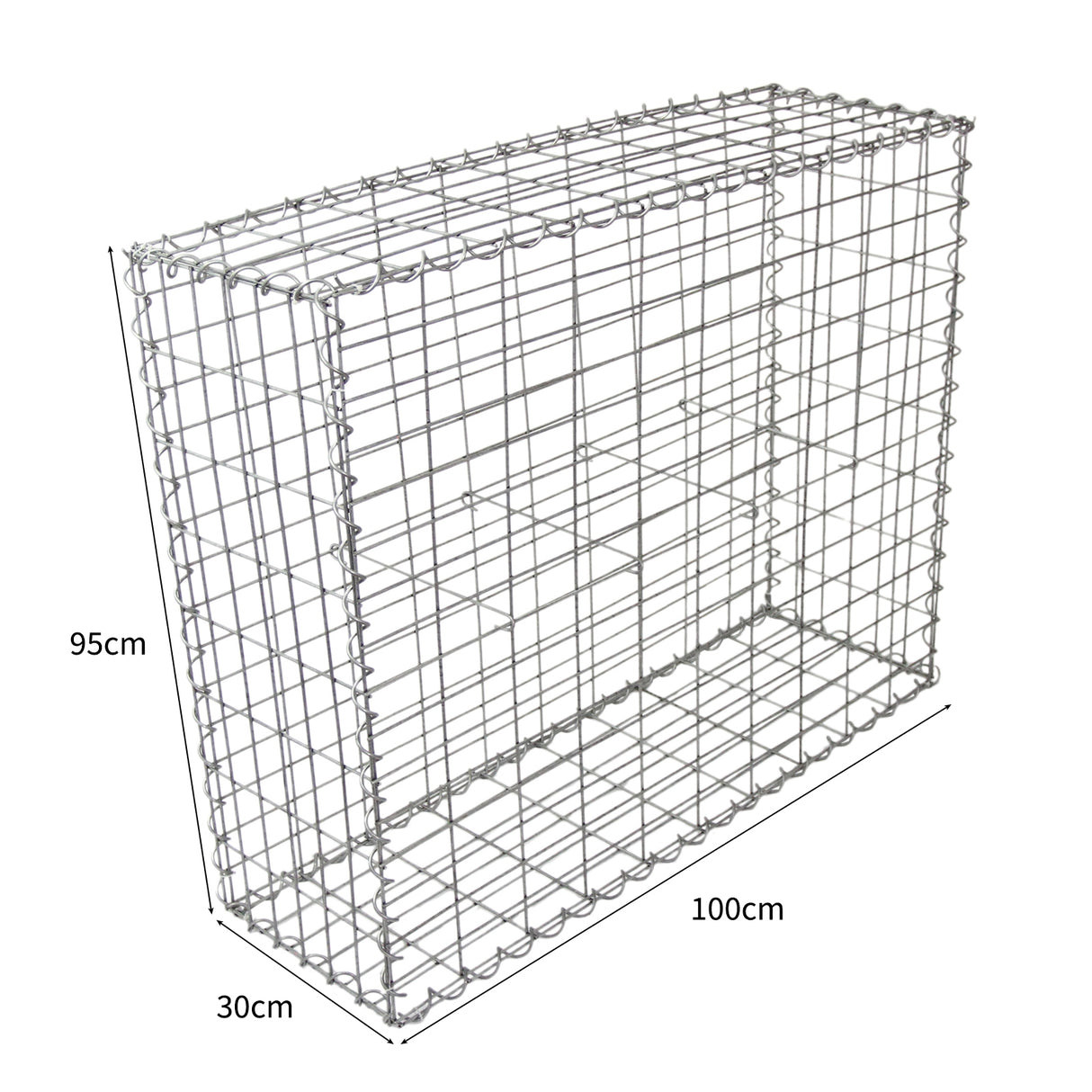 Gabionenkörbe  100 x 95 x 30cm / 6 Körbe