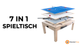 7 In 1 Spieltisch - Eiche