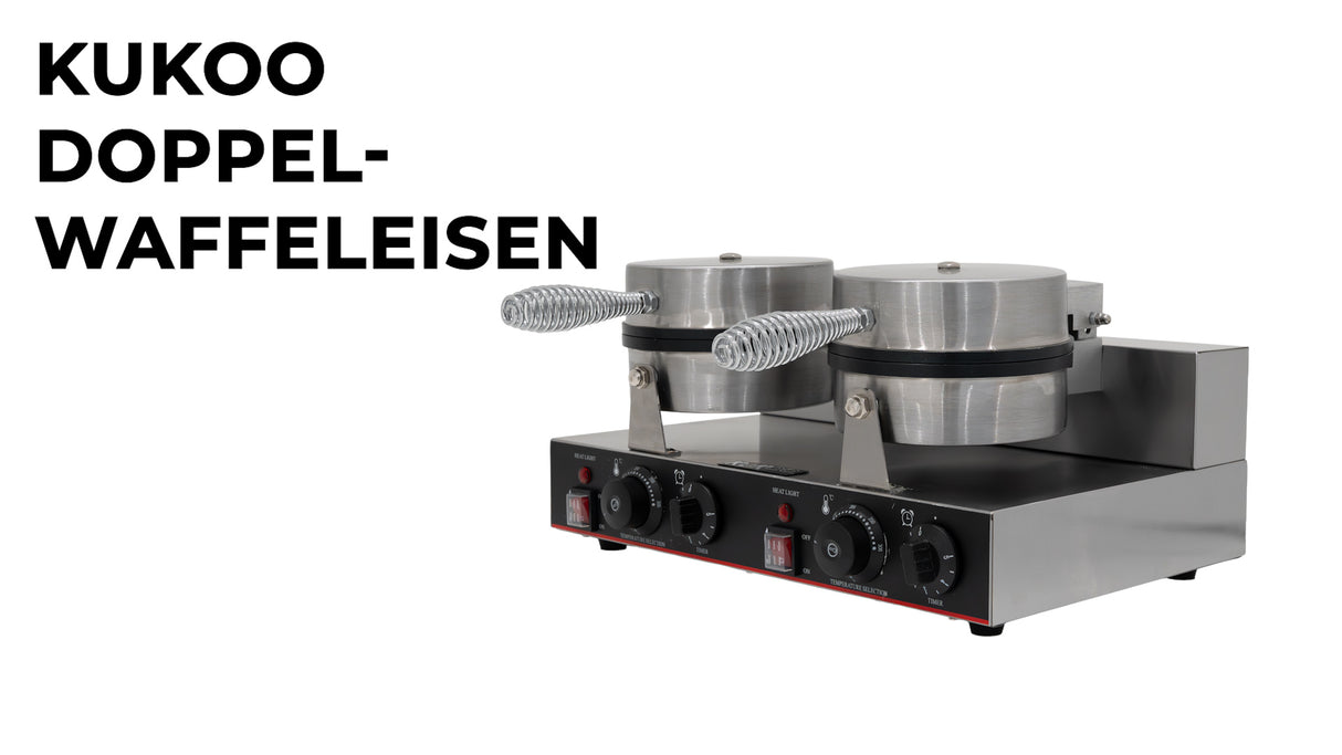 KuKoo Profi Doppel Waffeleisen