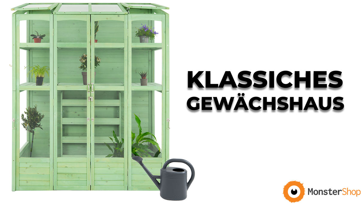 Klassiches Gewächshaus - Grün